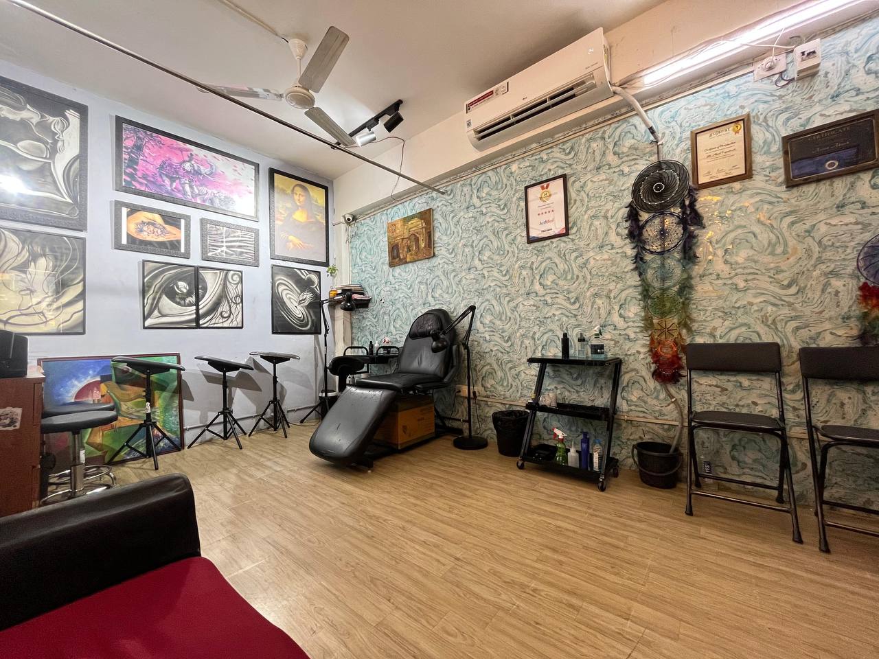 Studio interior — Black Drop